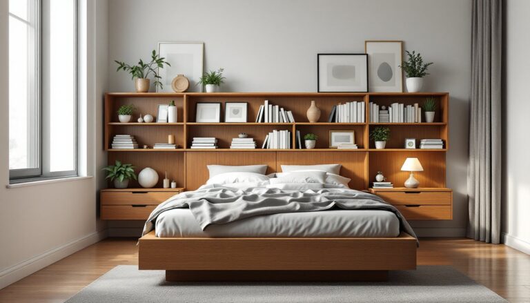 bed bookshelf