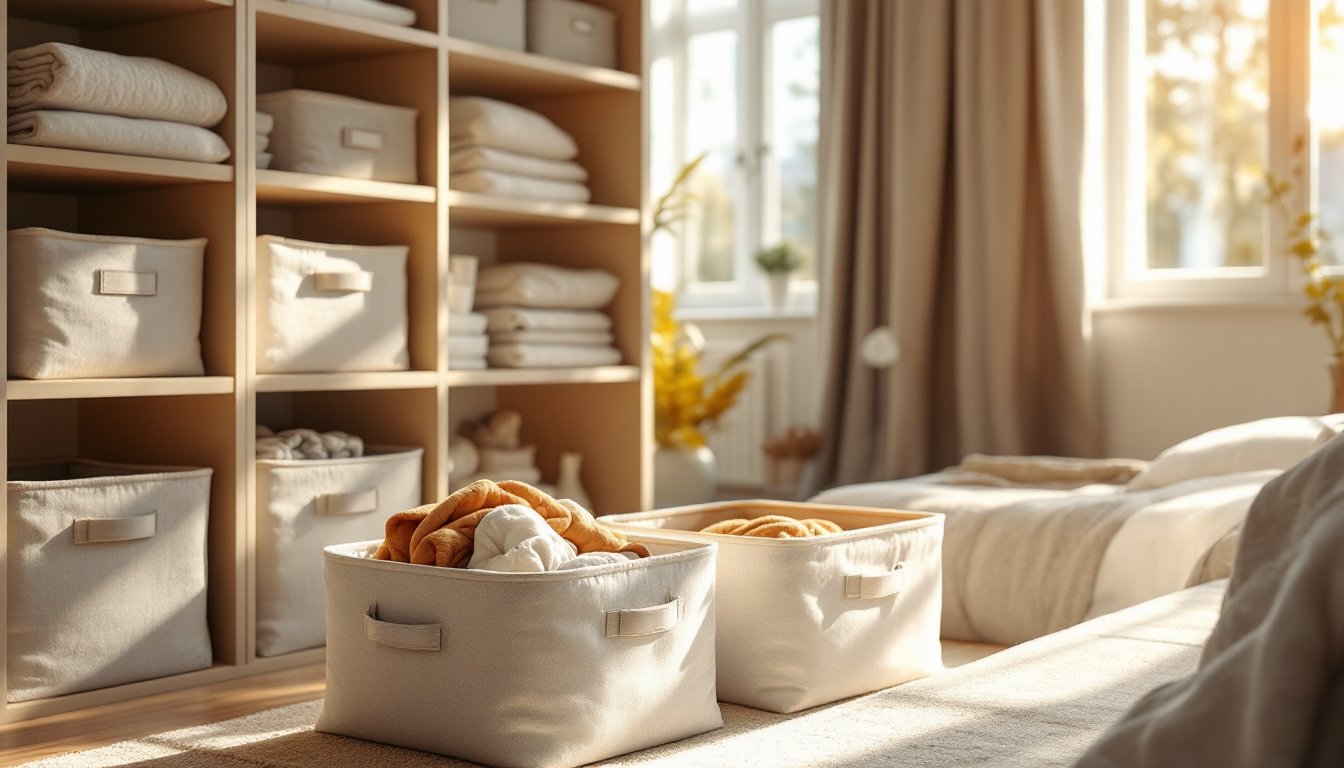 cloth storage bins