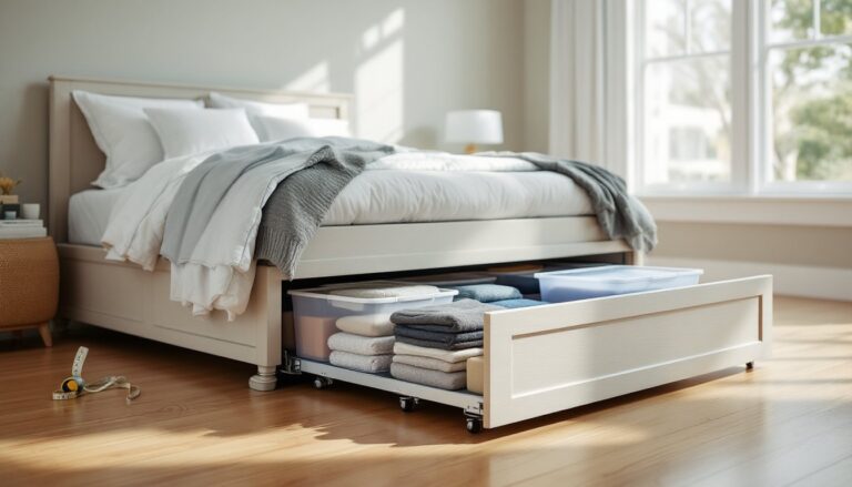 underneath bed storage
