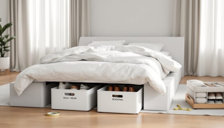 shoe under the bed storage